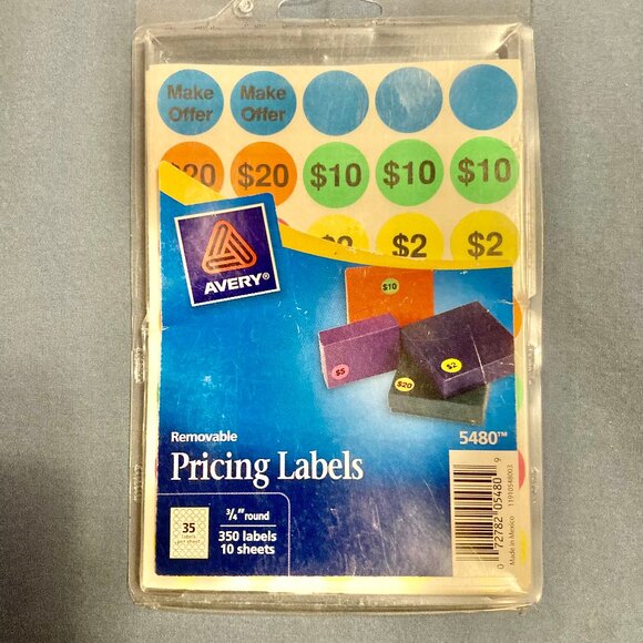 Avery Pricing Labels - Picture 1 of 5